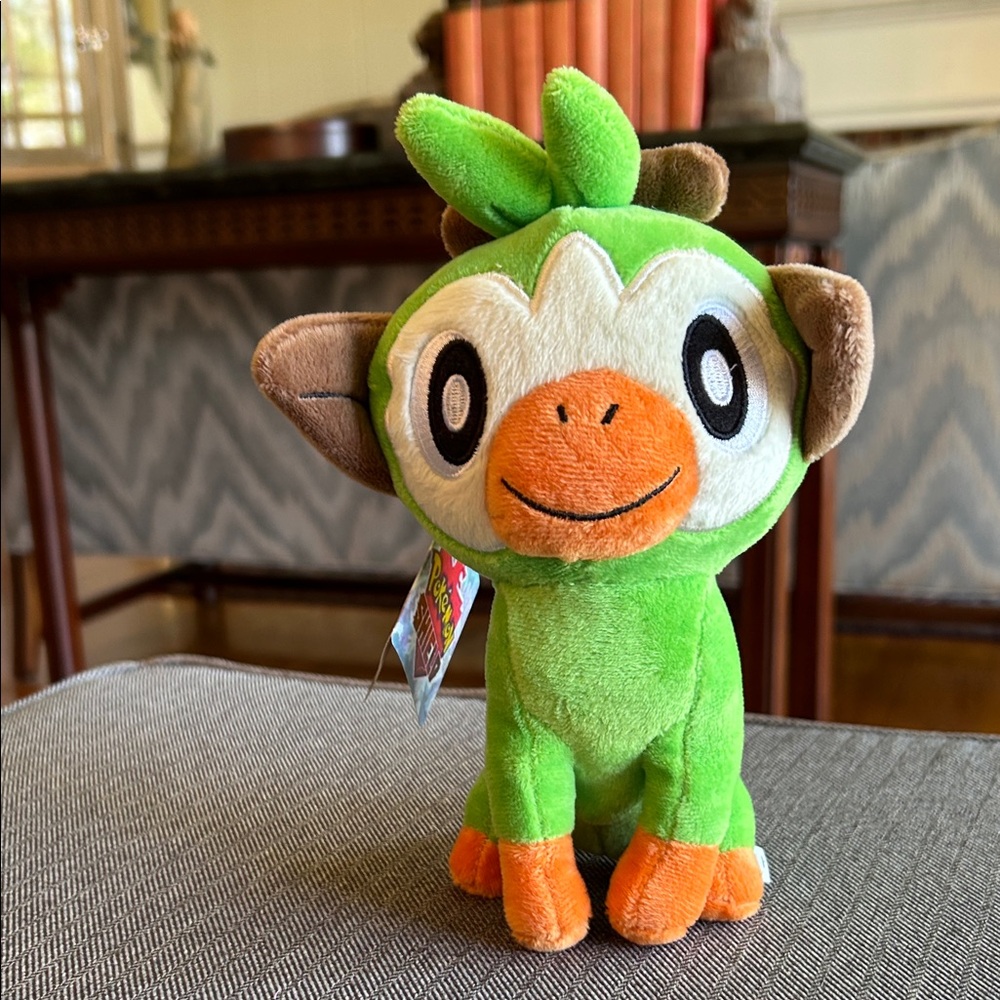 Pokémon Grookey, 8” plush, Sword and Shield, NWT